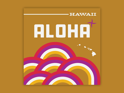 Aloha - Hawaii Trip Poster - Sunsets