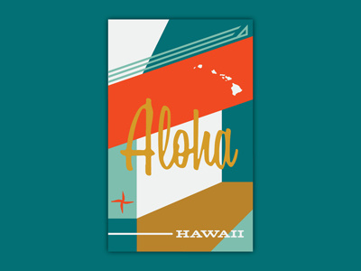 Aloha - Hawaii Trip Poster - Chill Vibes