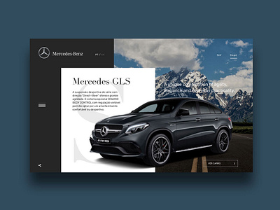 Mercedes2 animation app art clean design flat illustration illustrator minimal mobile responsive ui ux web website