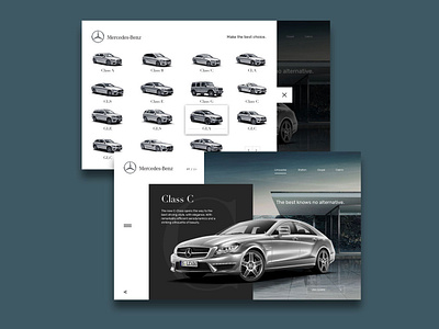 Mercedes1 animation app art clean design flat minimal mobile responsive ui ux web website