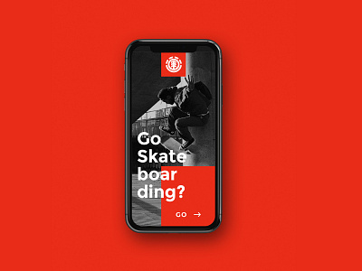 Element - Skate Shop animation app art art direction artwork clean design flat minimal mobile responsive skate skateboarding skateboards skateshop ui ux web website