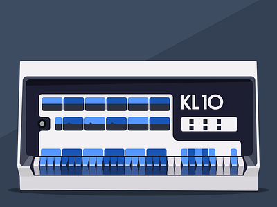 KL-10: Big Iron Mainframe computer digital equipment illustration mainframe old computer