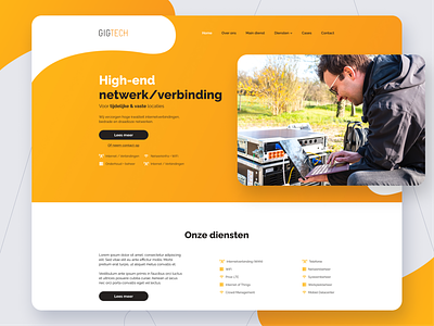 Gigtech.nl website redesign