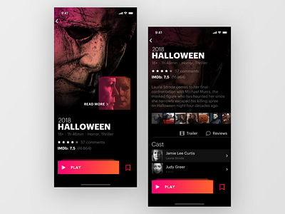 UI Daily, #025 – TV App app dailyui design tv tv app typography ui ux