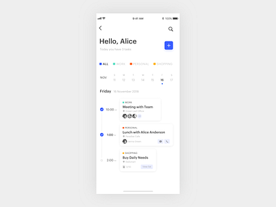 UI Daily, #042 – ToDo List