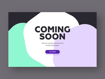 UI Daily, #048 – Coming Soon coming soon dailyui design landing landing page promo typography ui uidaily web website