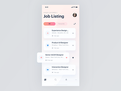 UI Daily, #050 – Job Listing