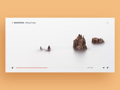 UI Daily, #057 – Video Player