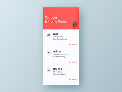 UI Daily, #061 – Redeem Coupon app dailyui design redeem coupon ui uidaily ux