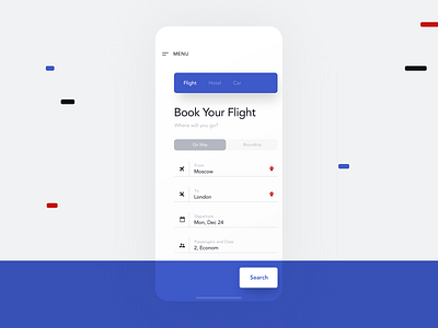 UI Daily, #068 – Flight Search