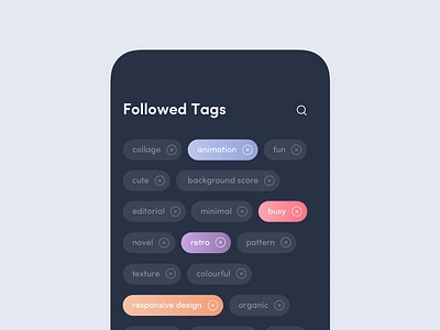 UI Daily, #099 – Categories app categories dailyui design tab ui uidaily ux