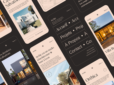 Architecture Studio Responsive Website Concept - Archie