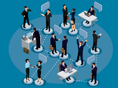 Communication art business character concept design graphics illustration illustrator infographics isometric manager office people set vector