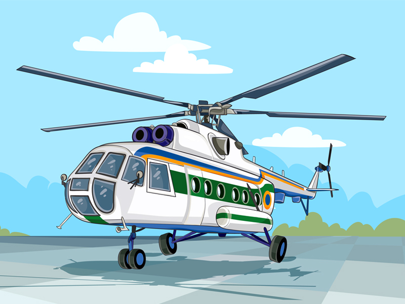 Funny Small Helicopter with Eyes. Coloring Book Stock Illustration -  Illustration of funny, aeroplane: 196884717