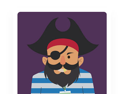 Pesky Pirates! design e learning illustration vector