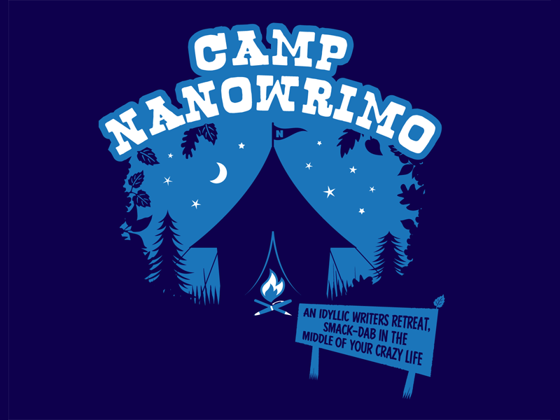 Camp Nanowrimo by Graham Dobson on Dribbble