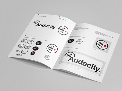 Audacity redesign (concept) branding college concept design logo redesign