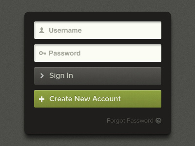 Login account alert button forgot form free freebie help key login moderen pak password psd signin ui username ux widget