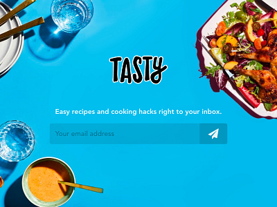 Subscribe daily ui dailyui design recipe subscribe tasty ui ui challenge
