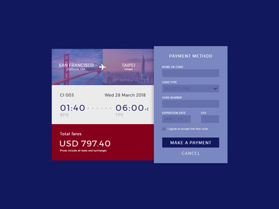 Credit Card Checkout airlines checkout china airlines credit card daily ui dailyui design typography ui ui challenge ux