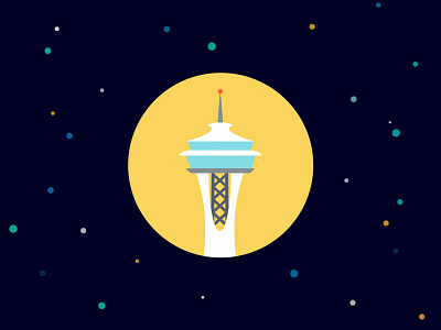 Space create this week design graphic needle seattle space weekly art