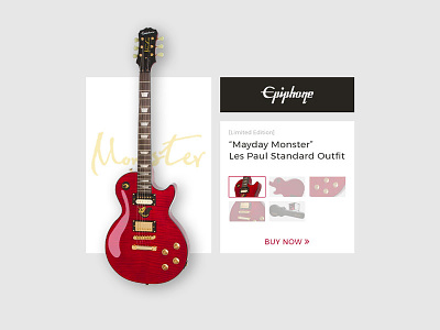 E-Commerce Shop daily ui dailyui design ecommerce epiphone guitar mayday shop ui ui challenge web design