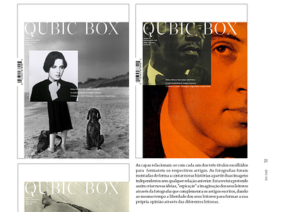 Qubic Box Magazine artwork branding design editorial editorial design editorial layout graphic design magazine