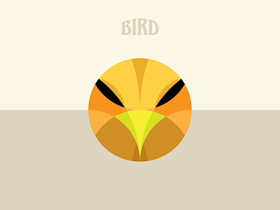 Bird geometric art vector art warm up