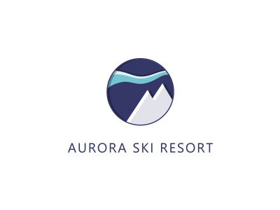 Logotype Mountblanco aurora brand identity branding logo logotype ski