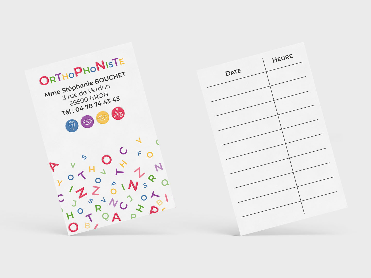 Business Card For Speech Therapist By Audrey Champion On Dribbble