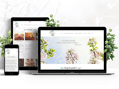 website natureau amandine development graphic design web webdesign website wordpress