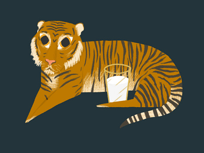 Tiger_Exotic Milk illustration tiger