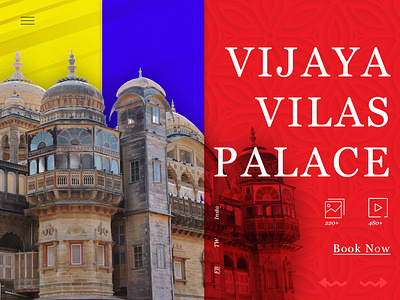 Vijaya Vilas Palace art concept creative design design design agency design process design thinking heritage landing page concept problem solving ui ui ux design ui design visual design visualization