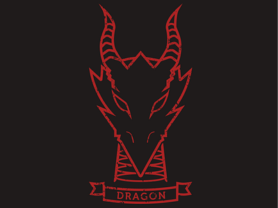 Dragon art chromatic design digital digital art dragon dungeons and dragons graphic design red dragon ttrpg