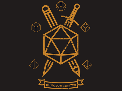 Dungeon Master art d20 design dice digital digital art dm dungeon master dungeons and dragons graphic design ttrpg