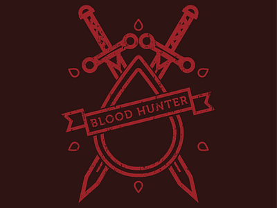 Blood Hunter art blood hunter blood hunter design digital digital art dungeons and dragons graphic design ttrpg