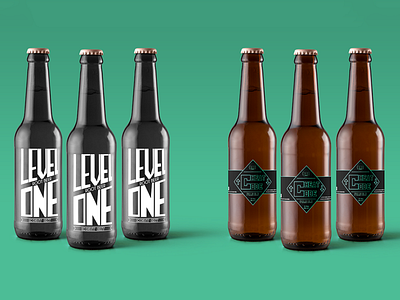 Eight Bit Brews arcade bar branding graphic design