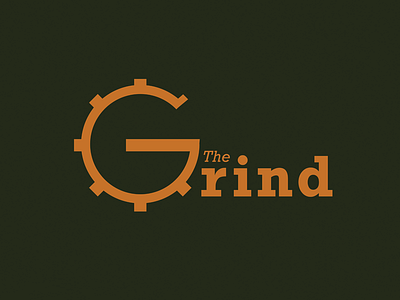 The Grind branding coffee graphic design grind logo thirty logos
