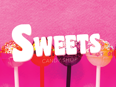 Sweets Poster branding graphic design logo sweets thirty logos
