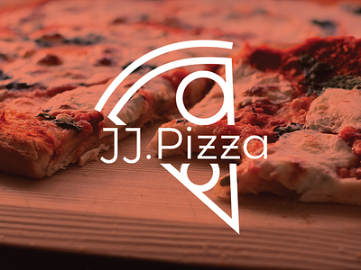 Poster for JJ.Pizza branding graphic design jjpizza logo thirty logos