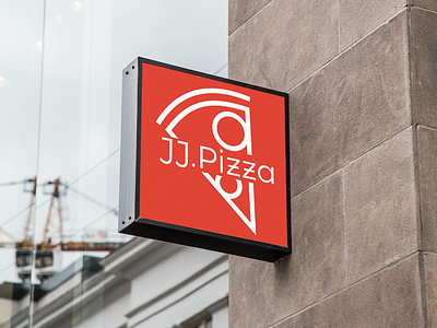 Hanging Sign for JJ.Pizza