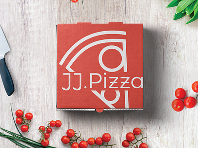 Pizza Box for JJ.Pizza branding graphic design jjpizza logo thirty logos
