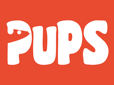 Pups branding graphic design logo pups thirty logos