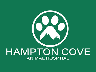 Hampton Cove Animal Hospital branding graphic design hampton cove logo thirty logos