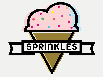 Sprinkles branding graphic design logo sprinkles thirty logos