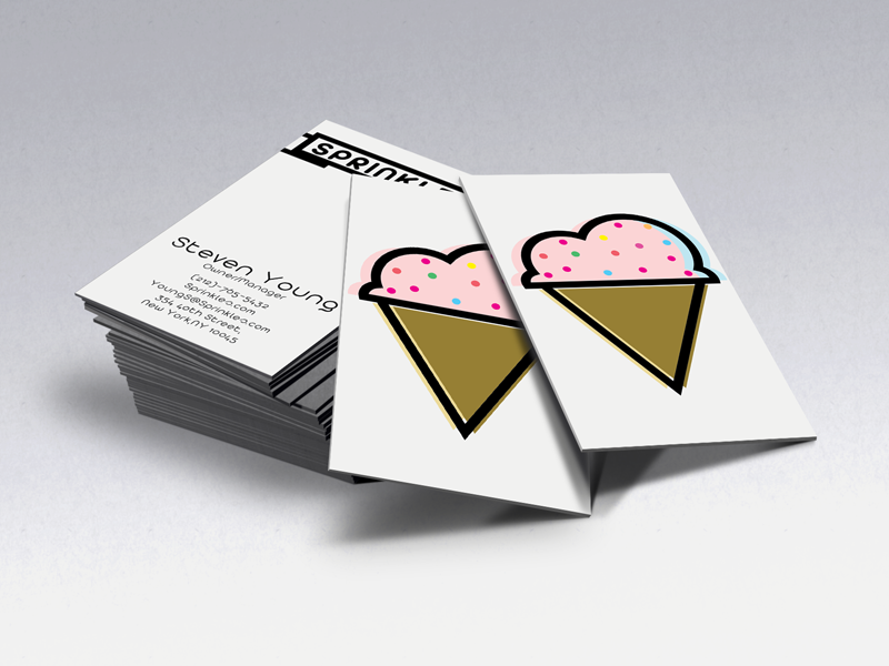 Sprinkles Business Cards by Christopher Vickers on Dribbble