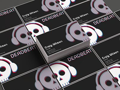 Business Cards for Deadbeat branding deadbeat graphic design logo thirty logos