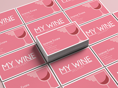 My Wine Business Cards branding graphic design logo my wine thirty logos