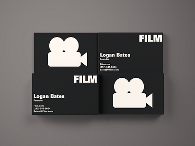 Film Business Cards branding film graphic design logo thirty logos