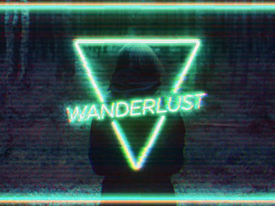 Wanderlust design glitch graphicdesign travel wanderlust